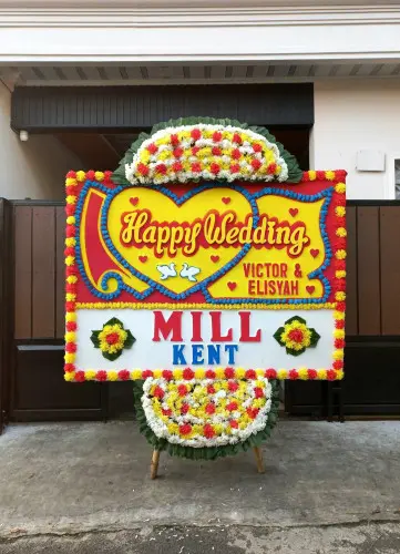 Papan Bunga Pernikahan muktiharjo kidul